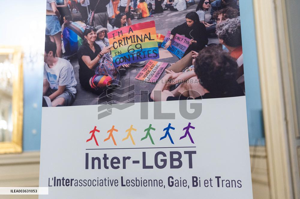 Jean-Luc Melenchon At An LGBT Event - Paris