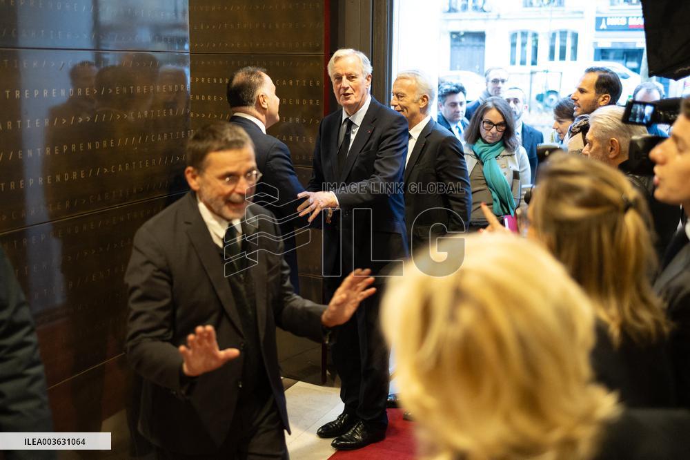 Michel Barnier visits the France-Italy-Germany MEDEF Trilateral business forum - Paris