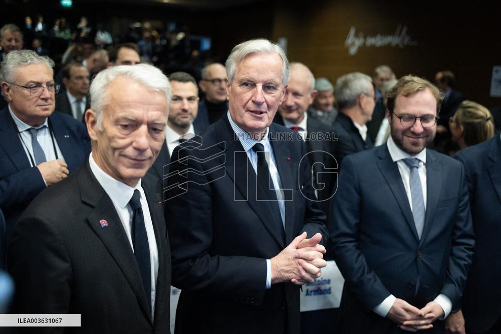Michel Barnier visits the France-Italy-Germany MEDEF Trilateral business forum - Paris