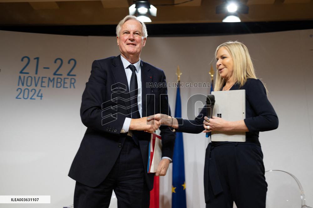 Michel Barnier visits the France-Italy-Germany MEDEF Trilateral business forum - Paris