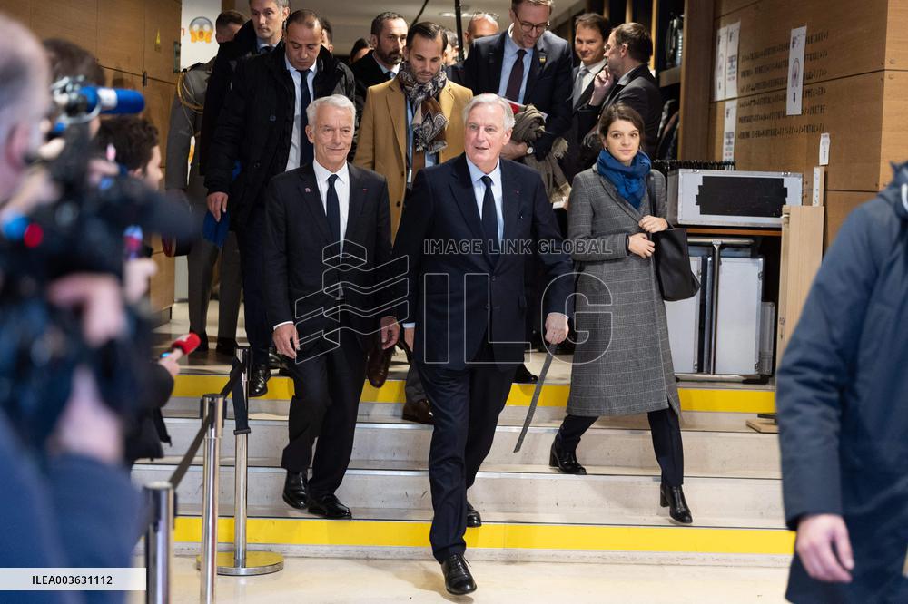 Michel Barnier visits the France-Italy-Germany MEDEF Trilateral business forum - Paris