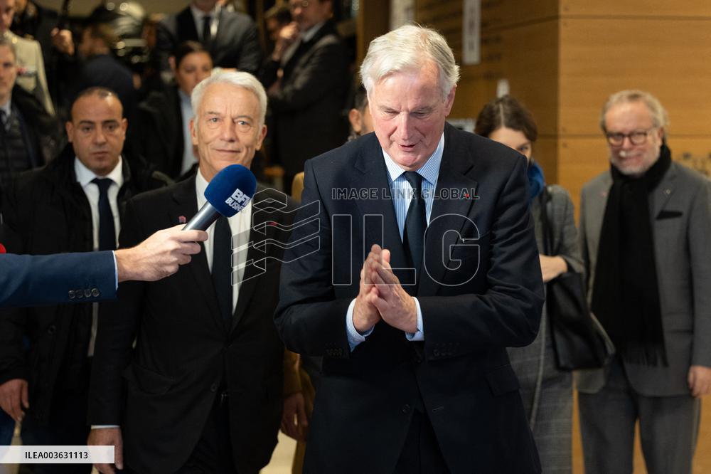 Michel Barnier visits the France-Italy-Germany MEDEF Trilateral business forum - Paris