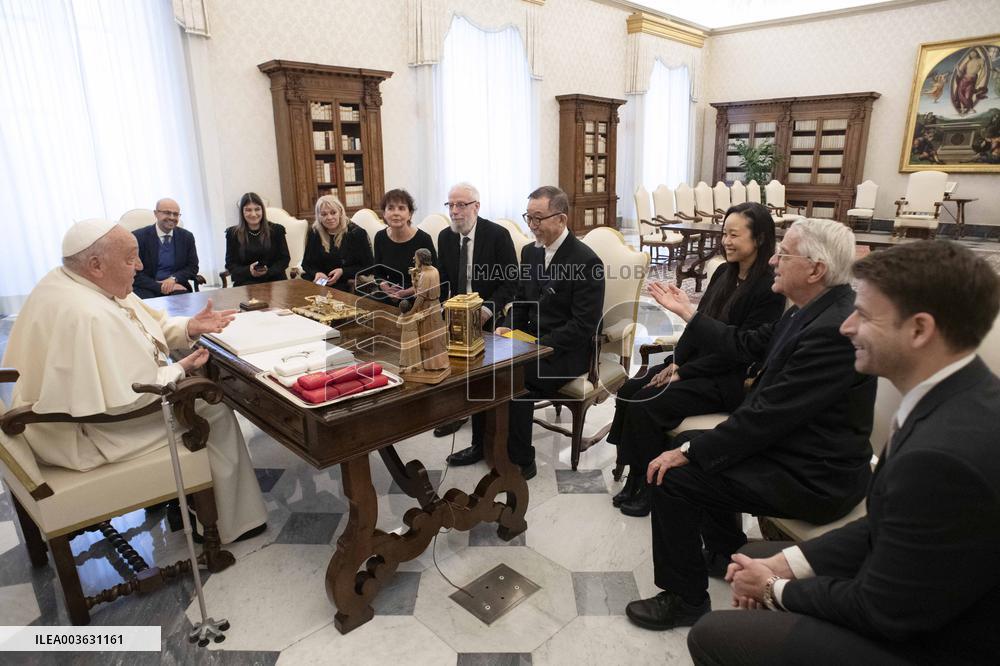 Pope Francis In Private Audiences - Vatican