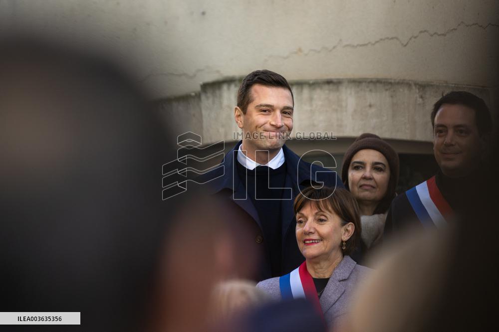 Jordan Bardella at the Inauguration of a New Office of RN - Beaucaire