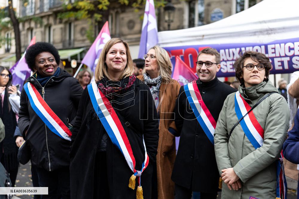 Protest to Condemn Violence Against Women - Paris