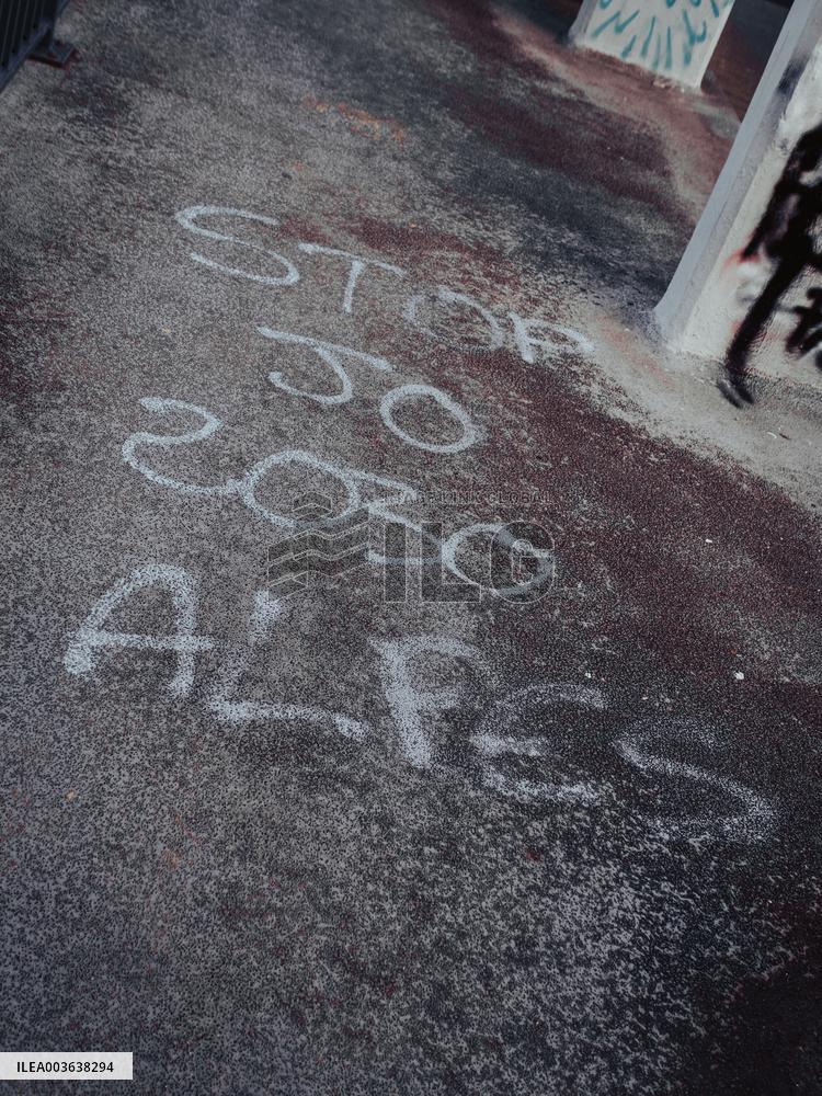 Tag Against the 2030 Winter Olympics - Grenoble