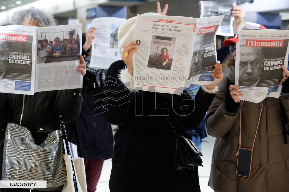 Action Against Benyamin Netanyahu - Paris
