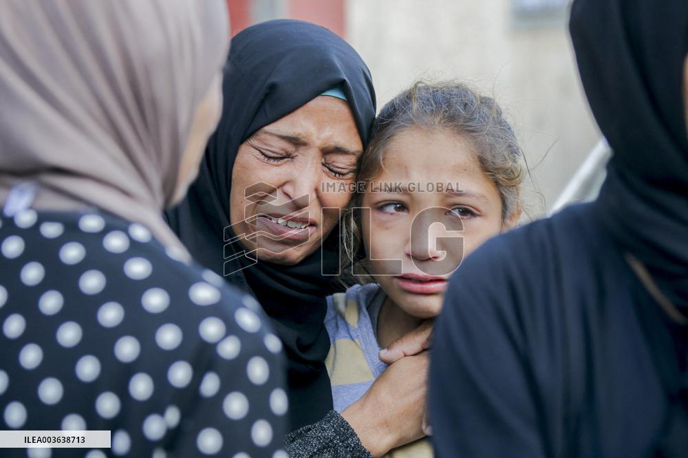 Israeli Airstrike on Khalid Ibn Al-Walid School - Gaza