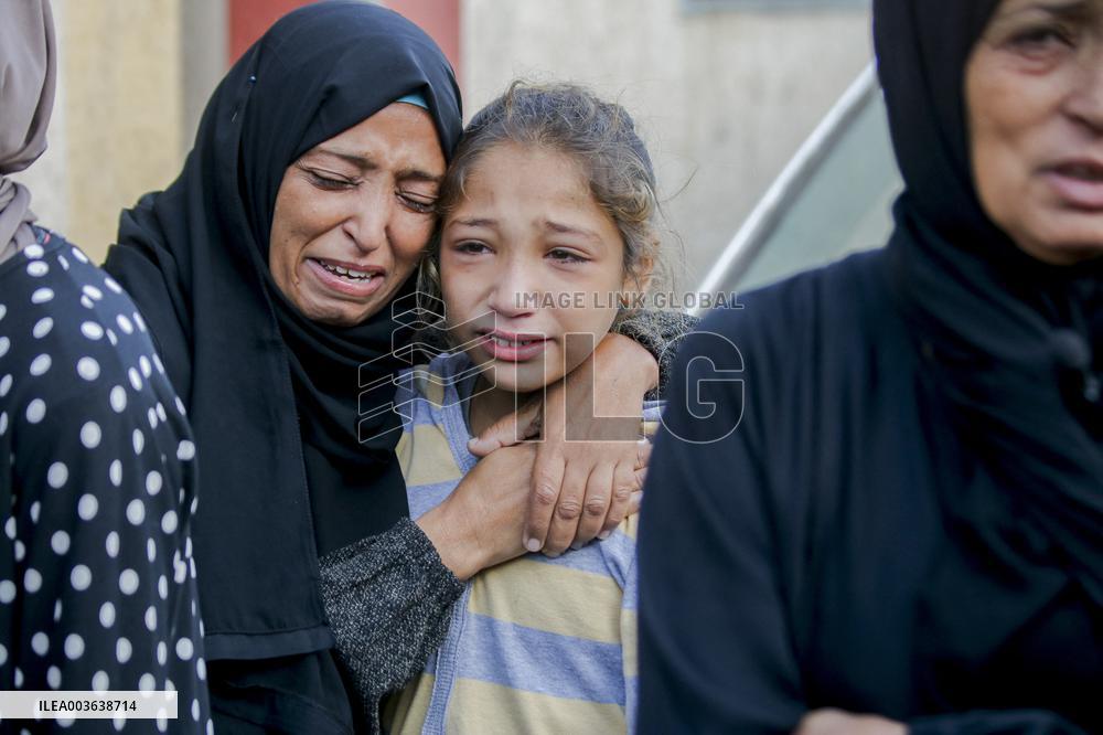 Israeli Airstrike on Khalid Ibn Al-Walid School - Gaza