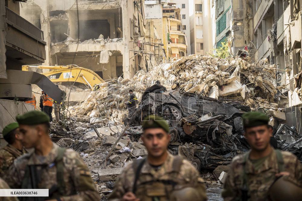 Deadly Airstrike Hits Residential Area In Central Beirut