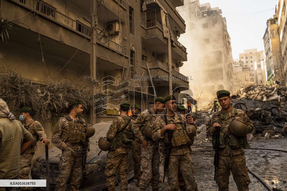 Deadly Airstrike Hits Residential Area In Central Beirut
