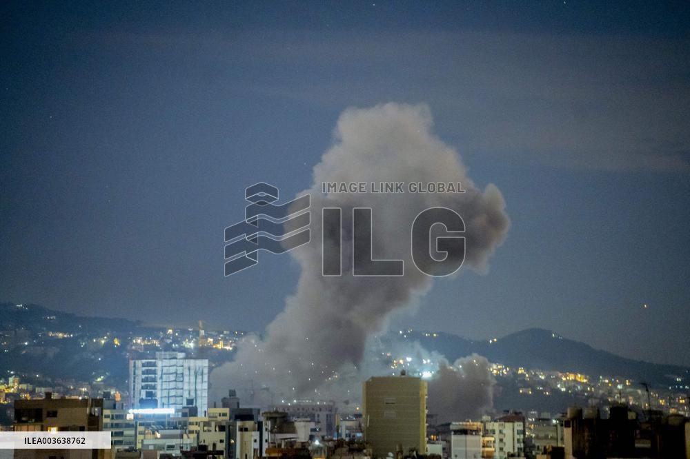 Israel Intensifies Its Bombing Raids on Lebanon