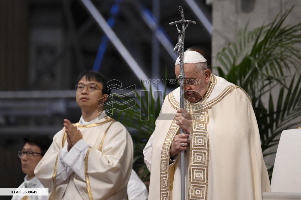 Pope Francis Holds a Mass for World Youth Day - Vatican