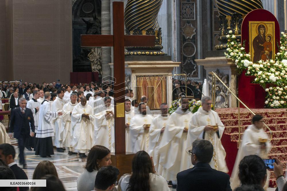 Pope Francis Celebrates a Holy Mass on World Youth Day - Vatican