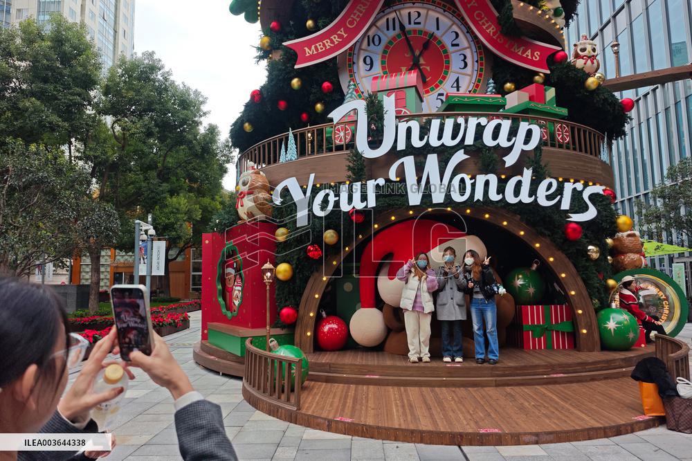 Giant Christmas Tree in Shanghai