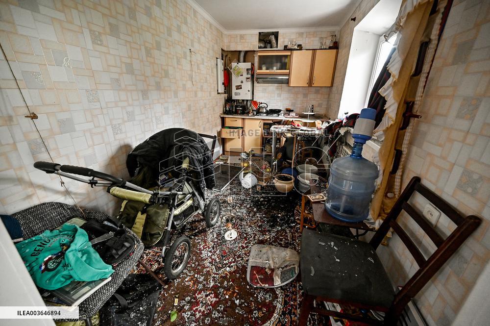 Russian occupiers hit Zaporizhzhia with drones