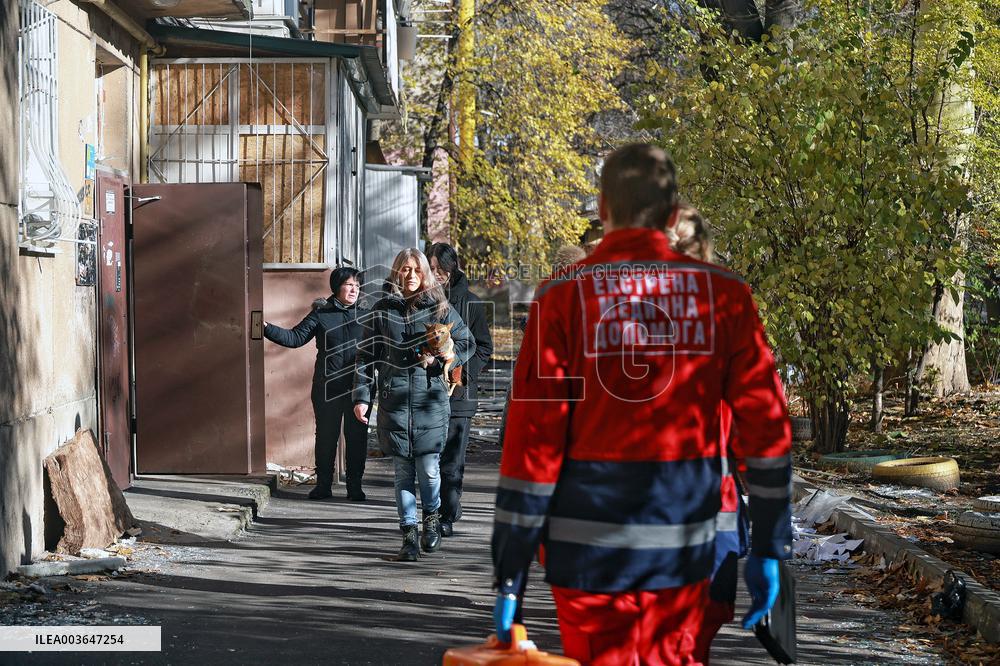 Russian military launch missile strike on central Odesa