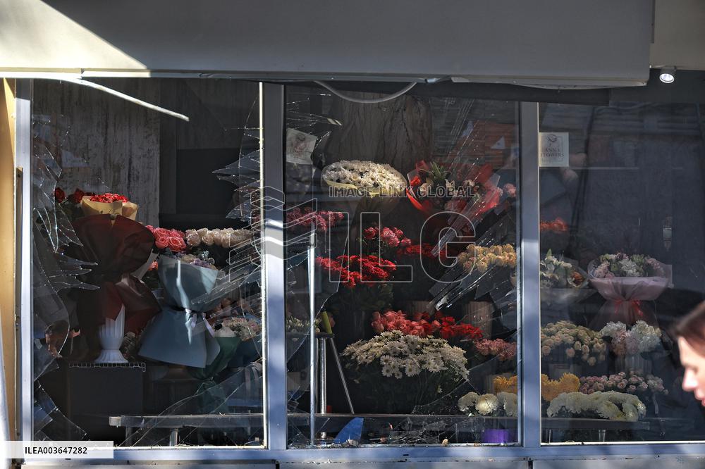 Russian military launch missile strike on central Odesa