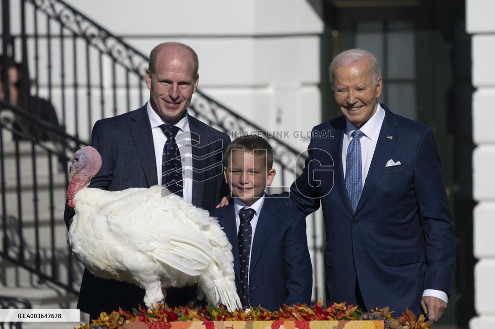 Biden Pardons The Thanksgiving Turkey - Washington