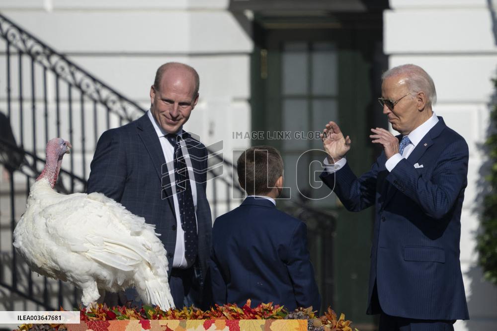 Biden Pardons The Thanksgiving Turkey - Washington