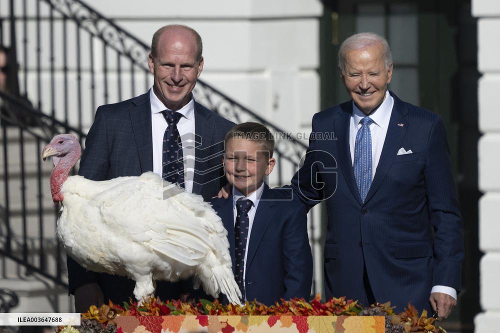 Biden Pardons The Thanksgiving Turkey - Washington