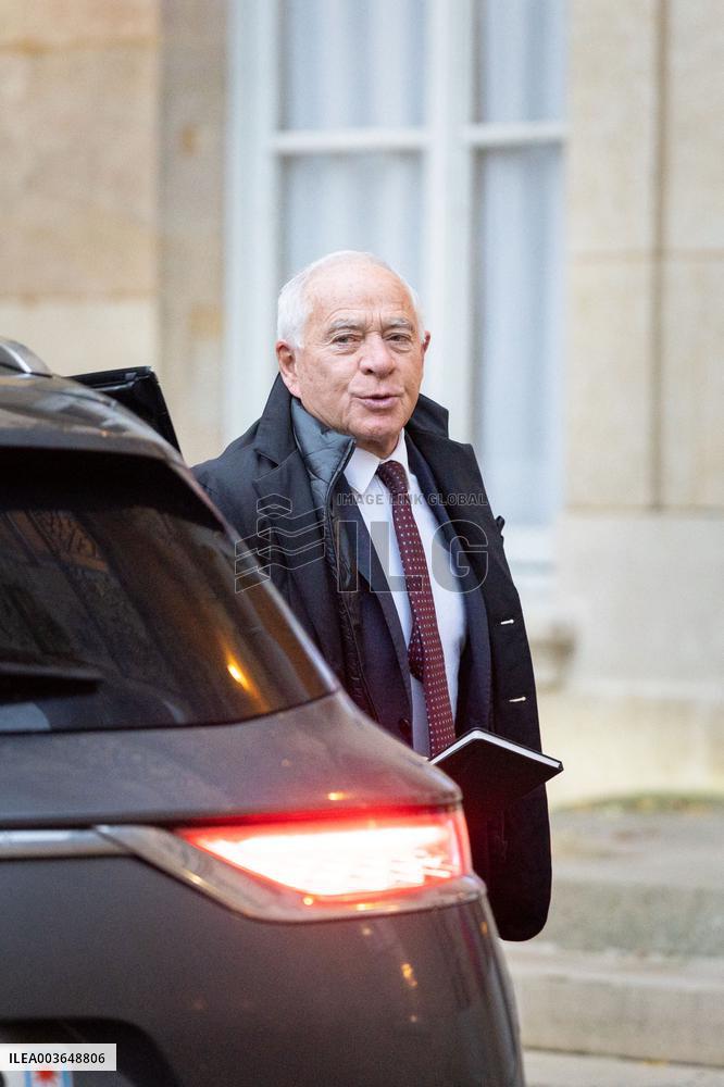 PM Michel Barnier Meets Group Leaders - Paris