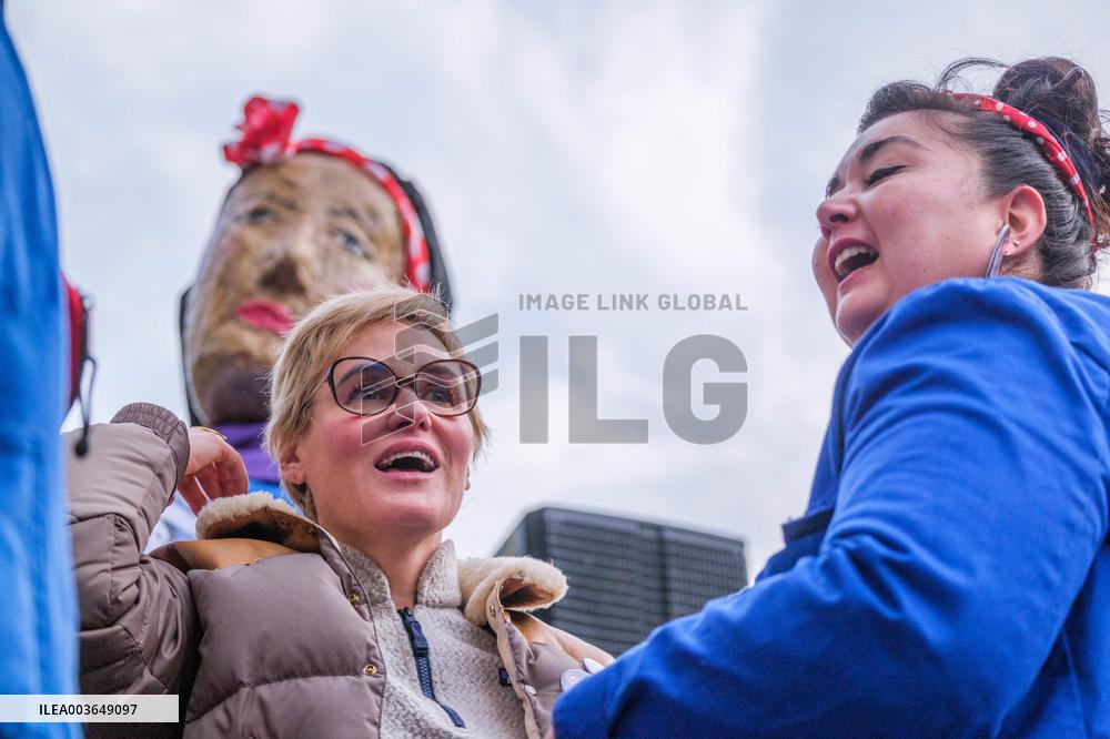 Protest to Condemn Violence Against Women - Paris