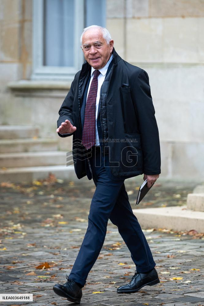 Group Leaders Leaves Matignon - Paris