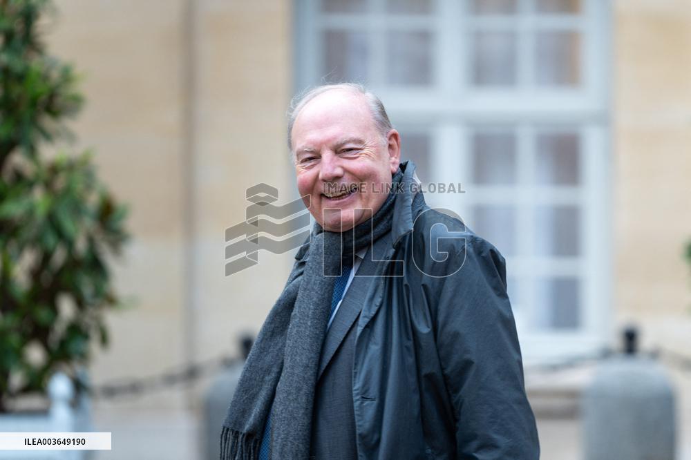 Group Leaders Leaves Matignon - Paris