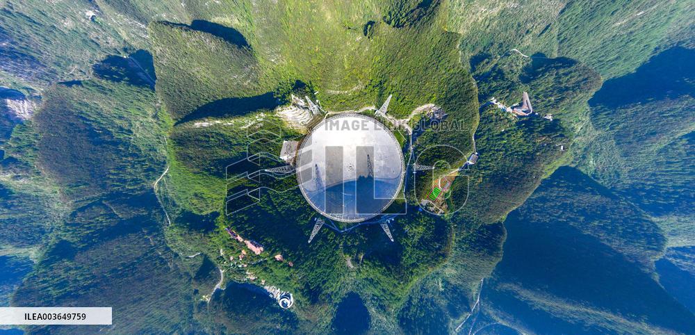 FAST Telescope Under Maintenance - China