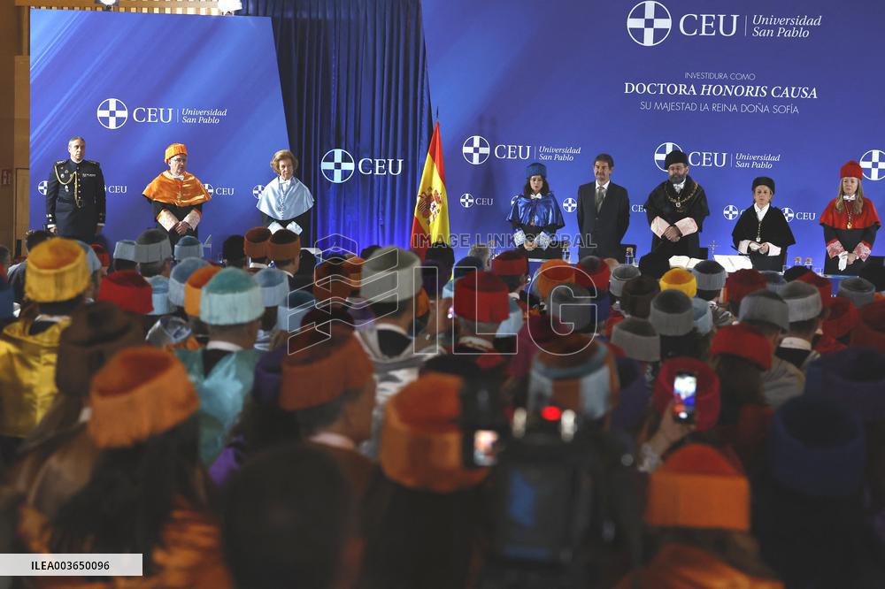 Investiture Of Queen Sofia As Doctor Honoris Causa - Madrid
