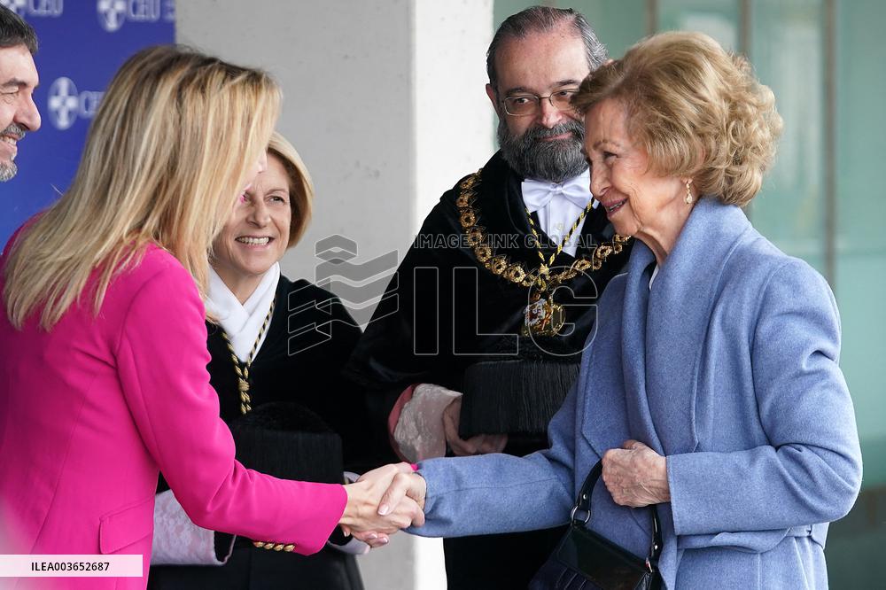 Queen Sofia Made Doctor Honoris Causa - Madrid