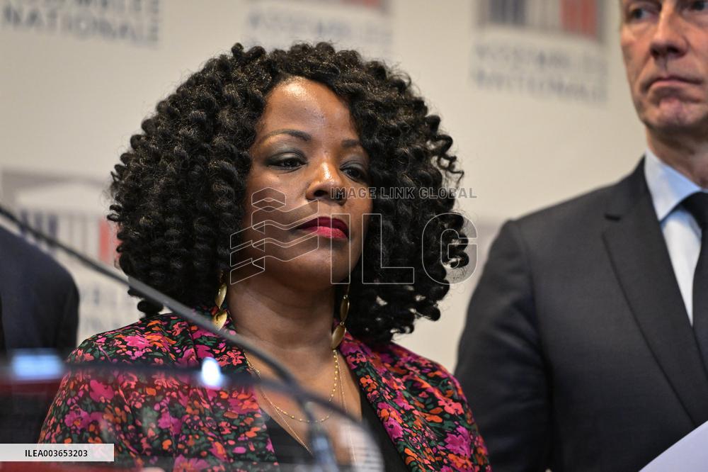 Socialist Party Press Conference - Paris