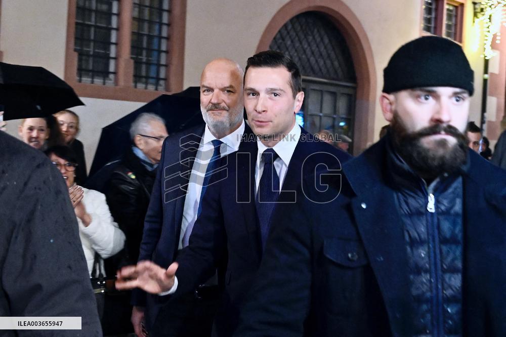 Jordan Bardella Book Signing - Strasbourg