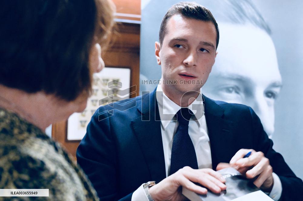 Jordan Bardella Book Signing - Strasbourg