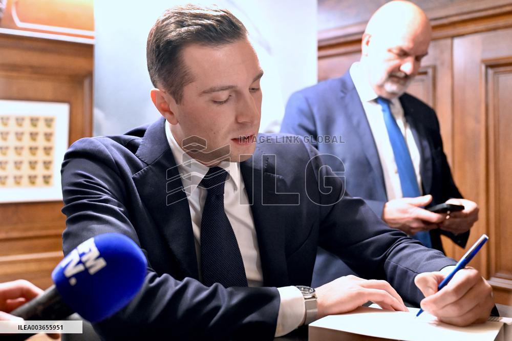 Jordan Bardella Book Signing - Strasbourg