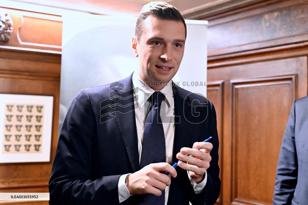 Jordan Bardella Book Signing - Strasbourg