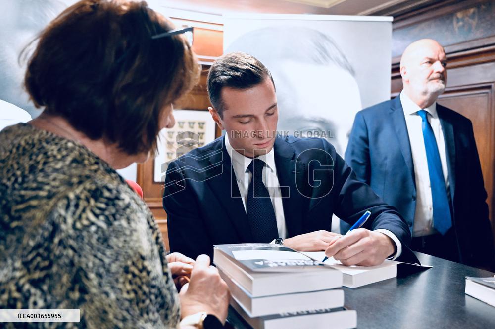 Jordan Bardella Book Signing - Strasbourg