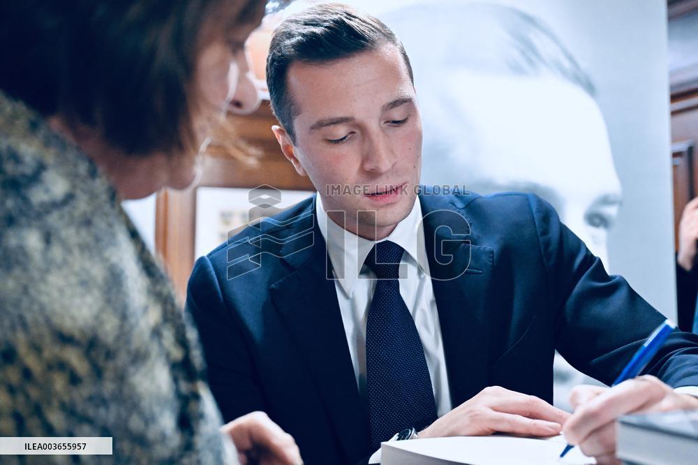 Jordan Bardella Book Signing - Strasbourg