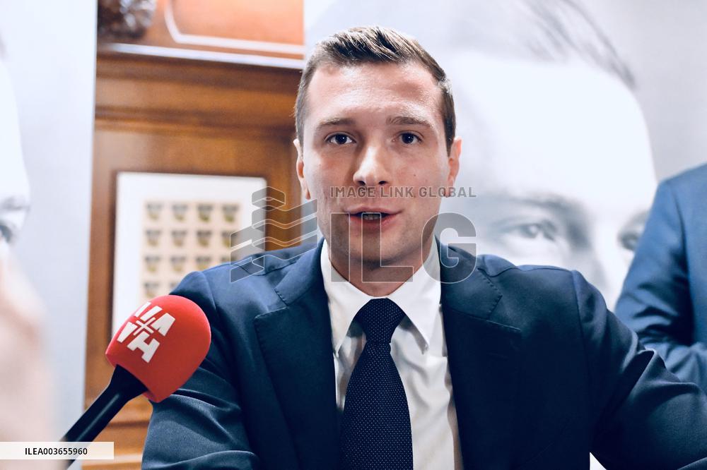 Jordan Bardella Book Signing - Strasbourg