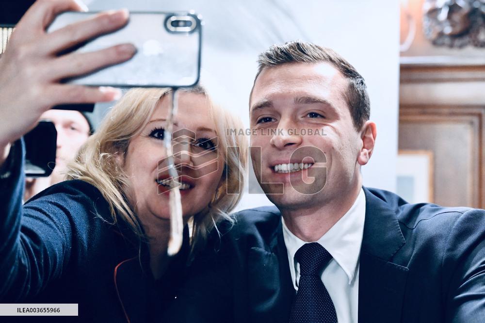 Jordan Bardella Book Signing - Strasbourg