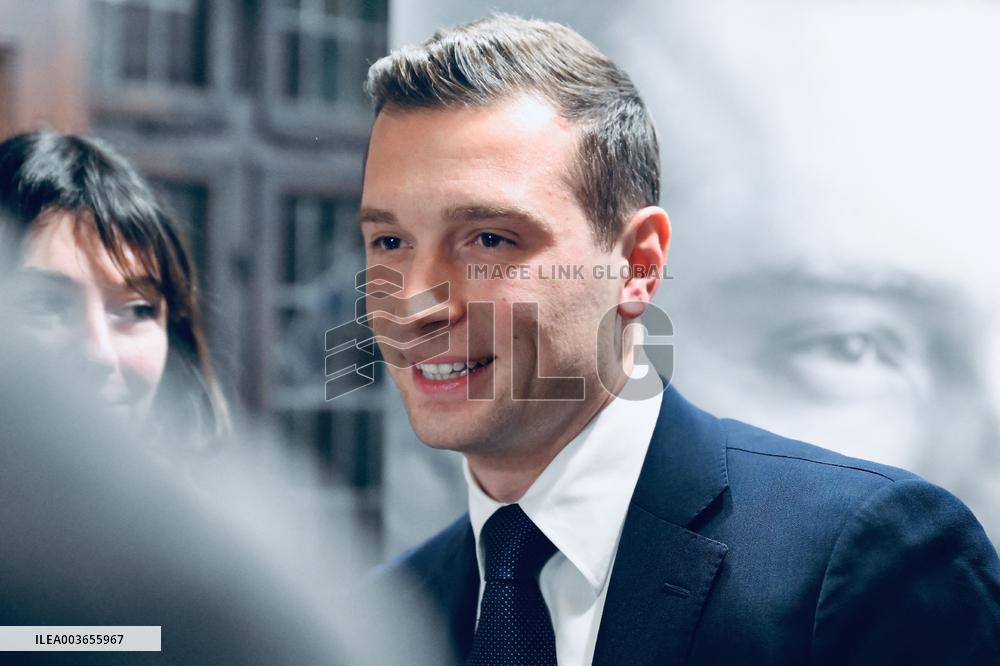 Jordan Bardella Book Signing - Strasbourg