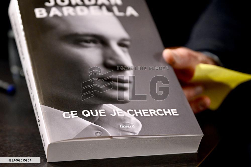 Jordan Bardella Book Signing - Strasbourg