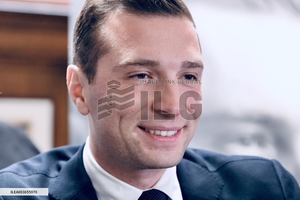 Jordan Bardella Book Signing - Strasbourg