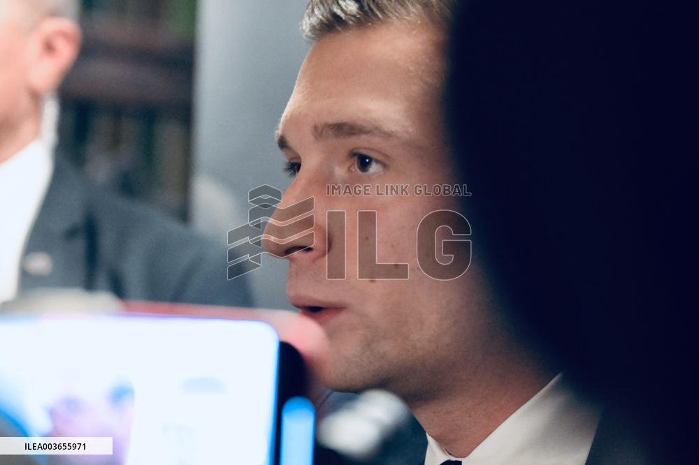 Jordan Bardella Book Signing - Strasbourg