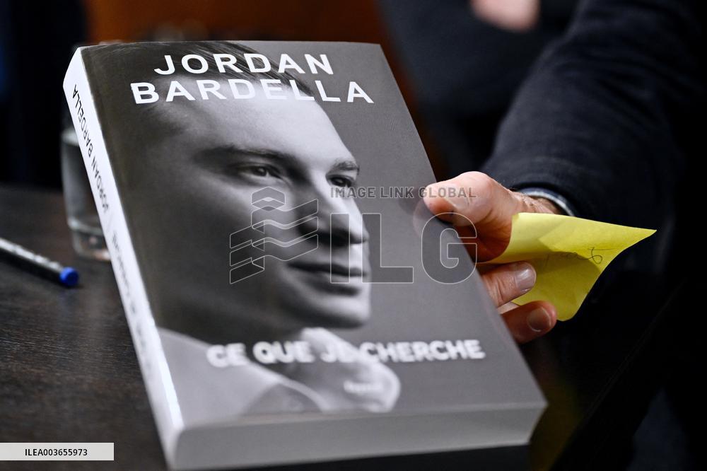 Jordan Bardella Book Signing - Strasbourg