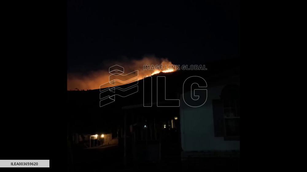 US: Canyon Crest Fire Erupts In Fontana, California On Thanksgiving