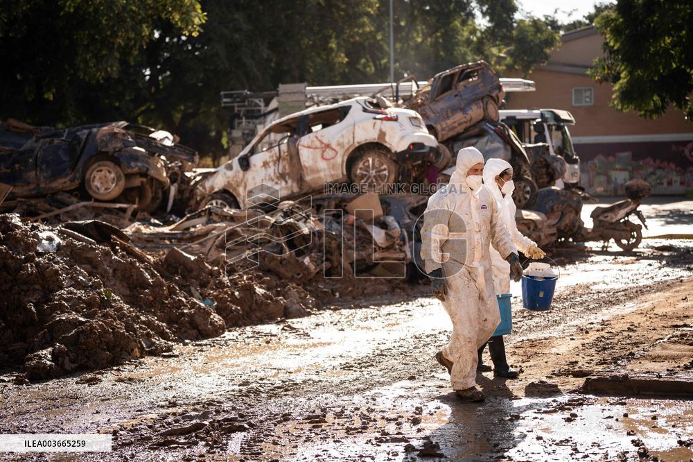 One Month After DANA Storm In Valencia - Spain