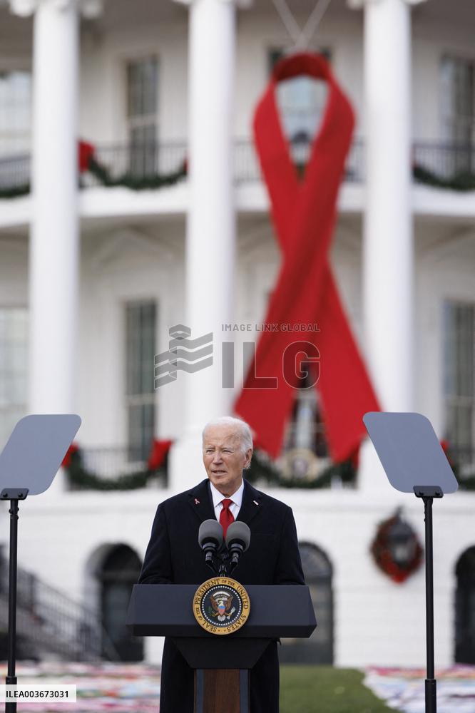 World AIDS Day At The White House - Washington