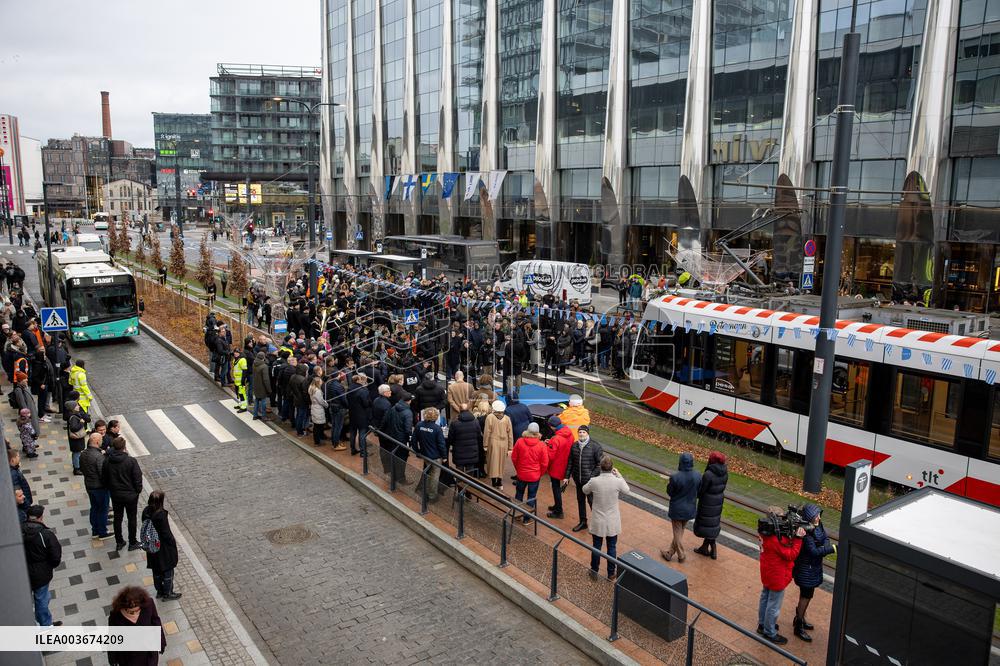 Tallinn opens new tram line